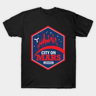 City on Mars Mission T-Shirt